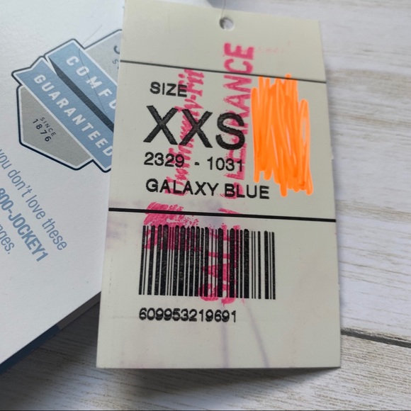 NWT Jockey Galaxy Blue Modern VNeck Scrub Top 2329 - Picture 4 of 5